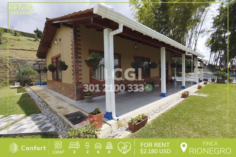 Finca en  Arriendo en Rionegro - Imagen 1