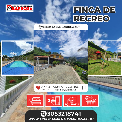 Finca en  Arriendo en El uvito, Santo domingo - Imagen 1
