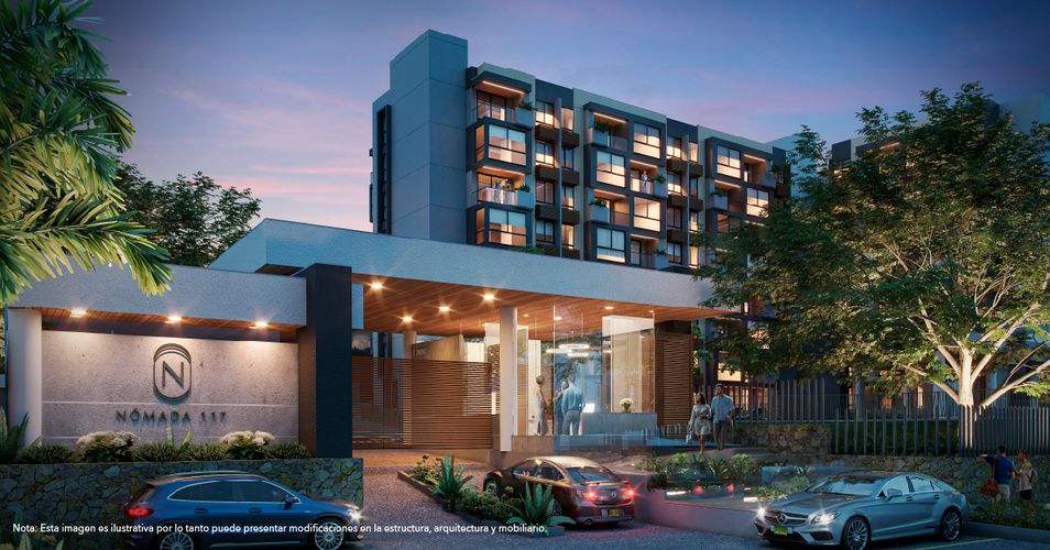 NÓMADA 117, Apartaestudios en Venta en Pance, Cali - Imagen 1