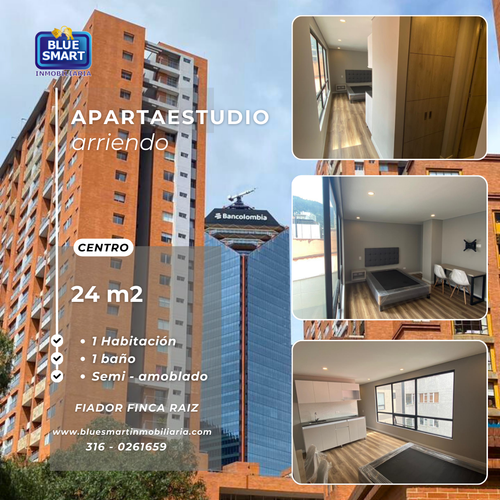 Apartaestudio en  Arriendo en Centro Internacional, Bogotá - Imagen 1