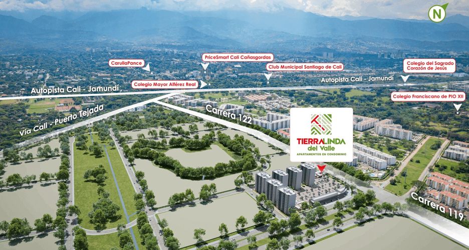 TIERRALINDA DEL VALLE, Apartamentos en Venta en Villa Fatima, Cali - Imagen 1