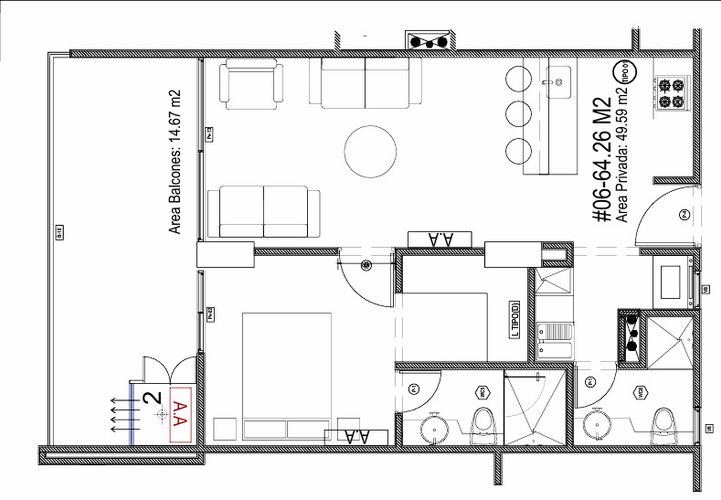 Apartamento en  Venta en Crespo, Cartagena - Miniatura 3
