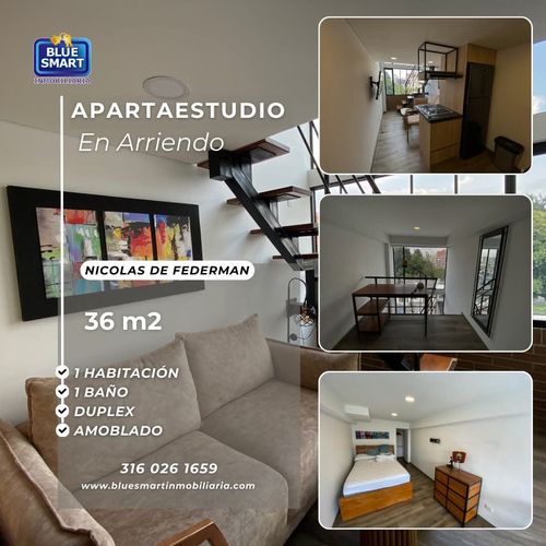 Apartaestudio en  Arriendo en Nicolas de federman, Bogotá - Imagen 1