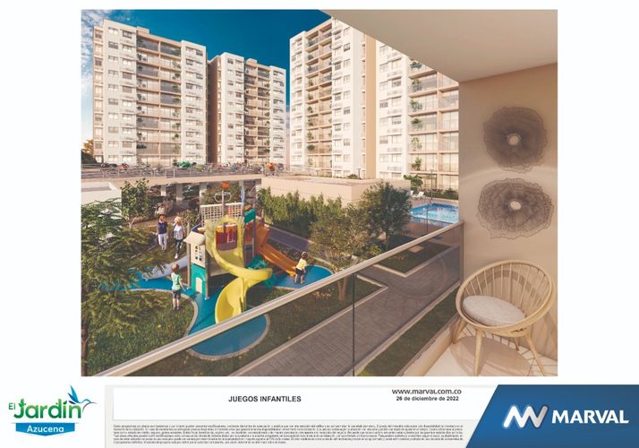 El Jardín Azucena, Apartamentos en Venta en La esperanza, Cartagena - Miniatura 3