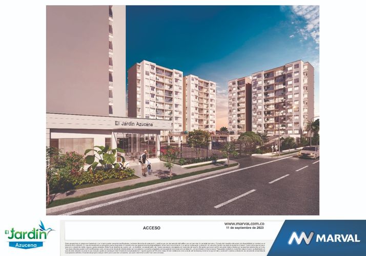 El Jardín Azucena, Apartamentos en Venta en La esperanza, Cartagena - Imagen 1