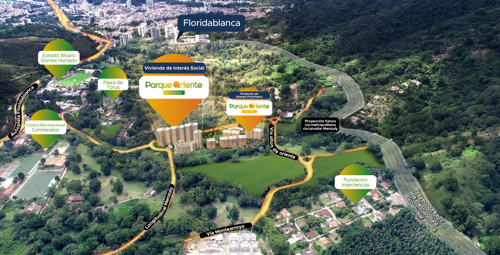 Parque Oriente Aurora, Apartamentos en Venta en Floridablanca - Miniatura 9