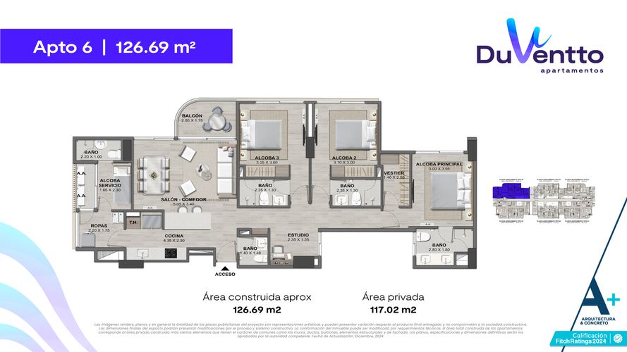 DUVENTTO, Apartamentos en Venta en Riomar, Barranquilla - Miniatura 8