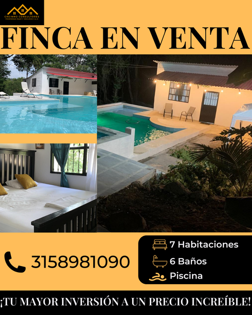 Finca en  Venta en Tolima, Melgar - Imagen 1