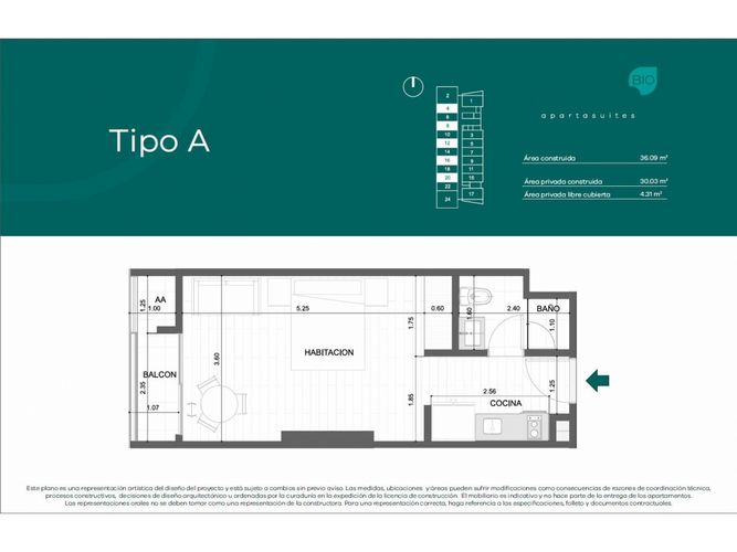 Apartaestudio en  Venta en Rodadero sur, Santa marta - Miniatura 19