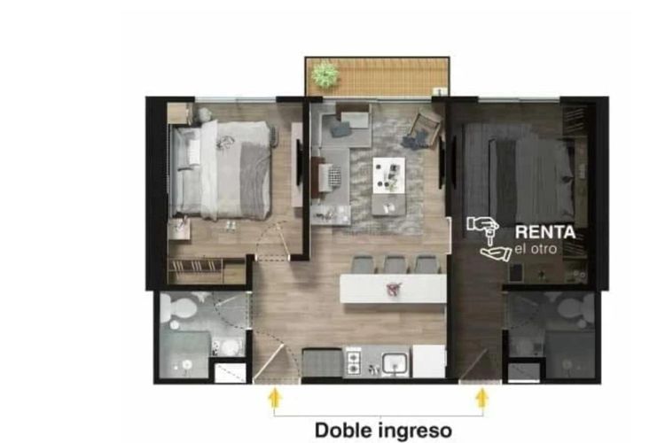 Apartamento en  Venta en La Calleja, Bogotá - Miniatura 2