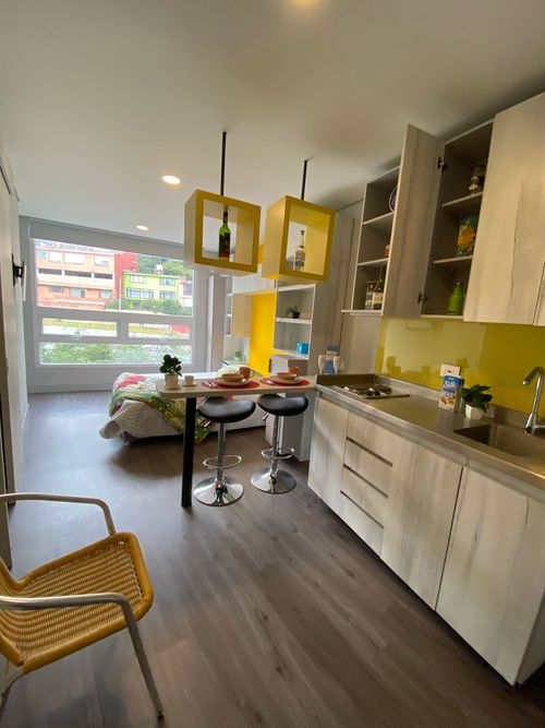 Apartaestudio en arriendo en Chapinero, Bogotá - Imagen 1