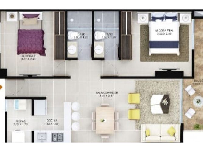 Apartamento en  Venta en La villa, Pereira - Miniatura 6