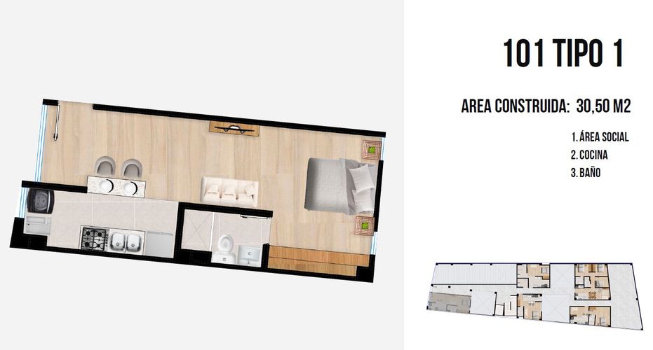Apartaestudio en Venta en Tunja - Miniatura 6