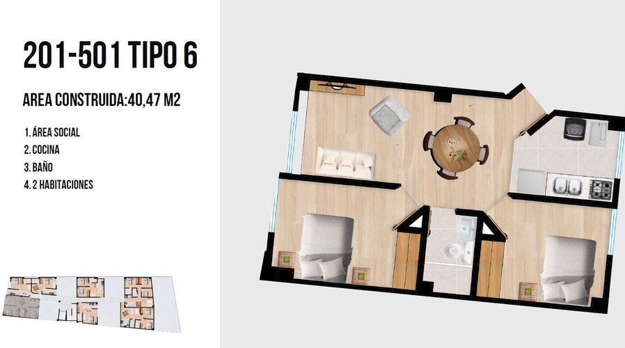 Apartaestudio en Venta en Tunja - Miniatura 9
