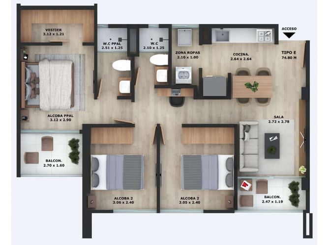 Apartamento en  Venta en La ceja - Miniatura 10
