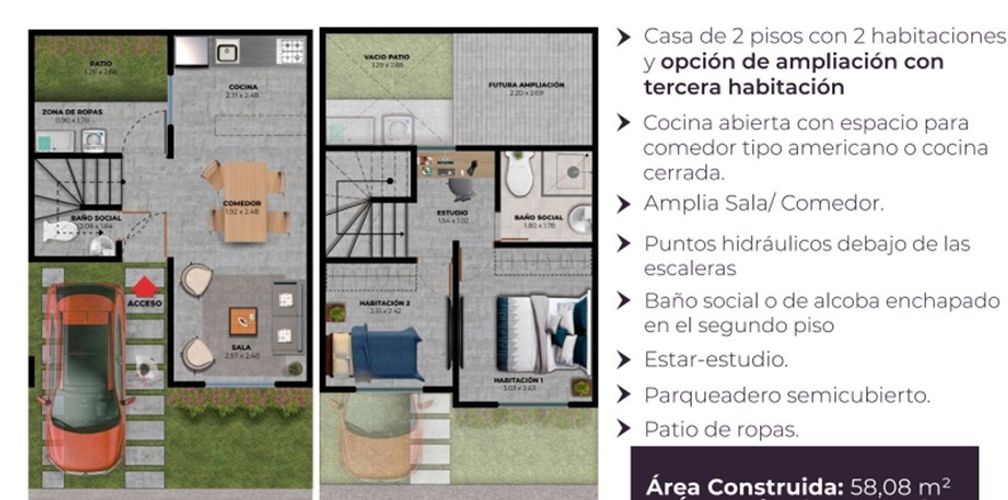 CIUDADELA VILLA DEL RIO, Casas en Venta en Jamundí - Miniatura 14