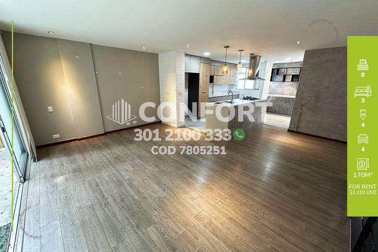 Casa en Arriendo en Altos del poblado, Medellín - Imagen 1