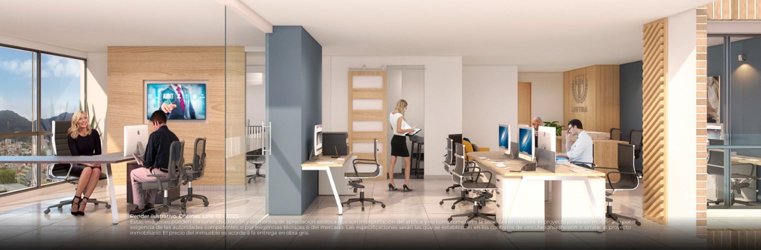LIFE 72 OFICINAS, Oficinas en Venta en Quinta camacho, Bogotá - Miniatura 6