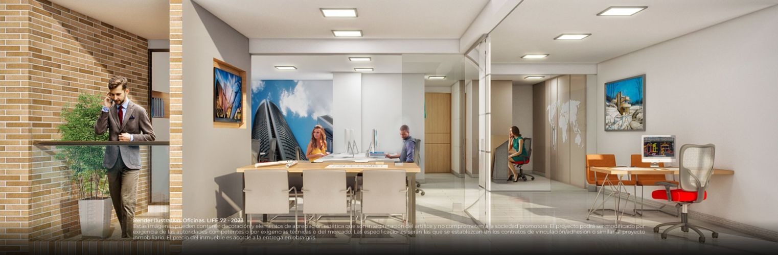 LIFE 72 OFICINAS, Oficinas en Venta en Quinta camacho, Bogotá - Miniatura 5