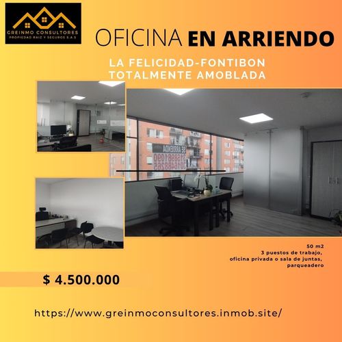 Oficina en Arriendo en La felicidad, Bogotá - Imagen 1