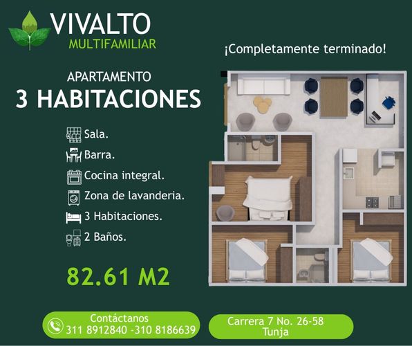 Apartaestudio en Venta en Tunja - Miniatura 2