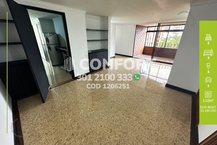 Apartamento en Arriendo en Oviedo, Medellín - Imagen 1