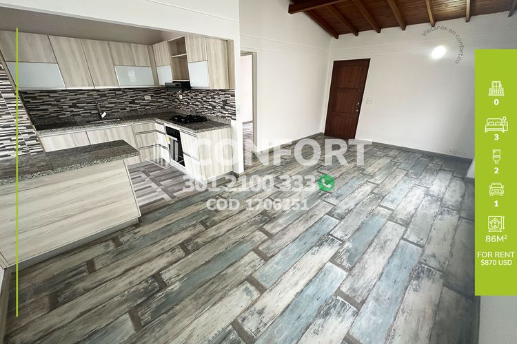Apartamento en Arriendo en El tesoro, Medellín - Imagen 1