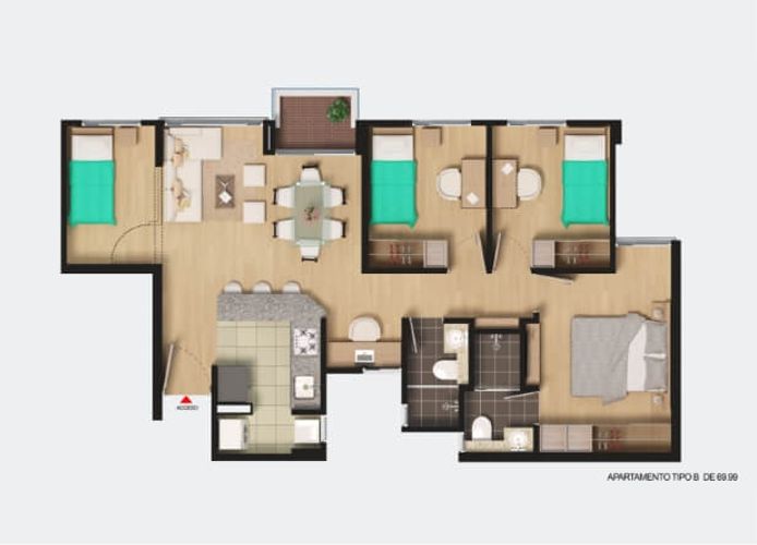 Apartamento en Venta en El tintal, Bogotá - Imagen 1