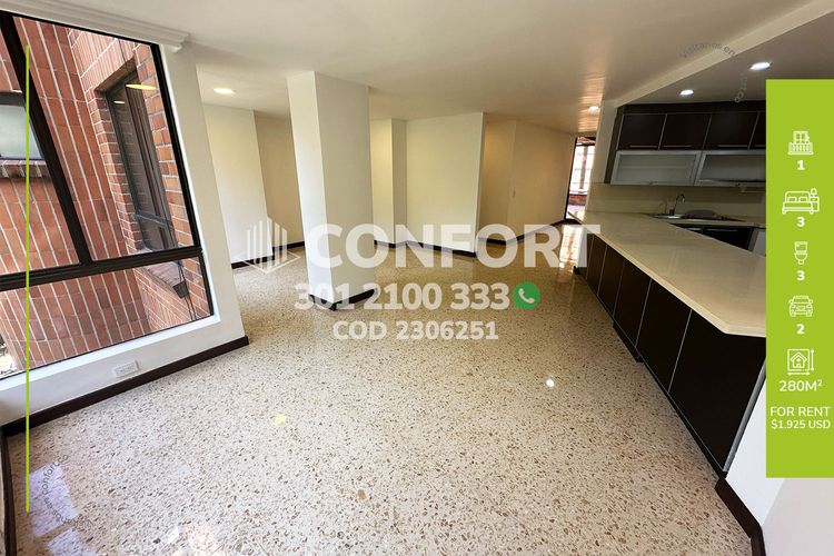 Apartamento en Arriendo en El Poblado, Medellín - Imagen 1