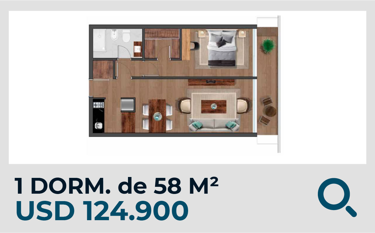 1 dormitorio