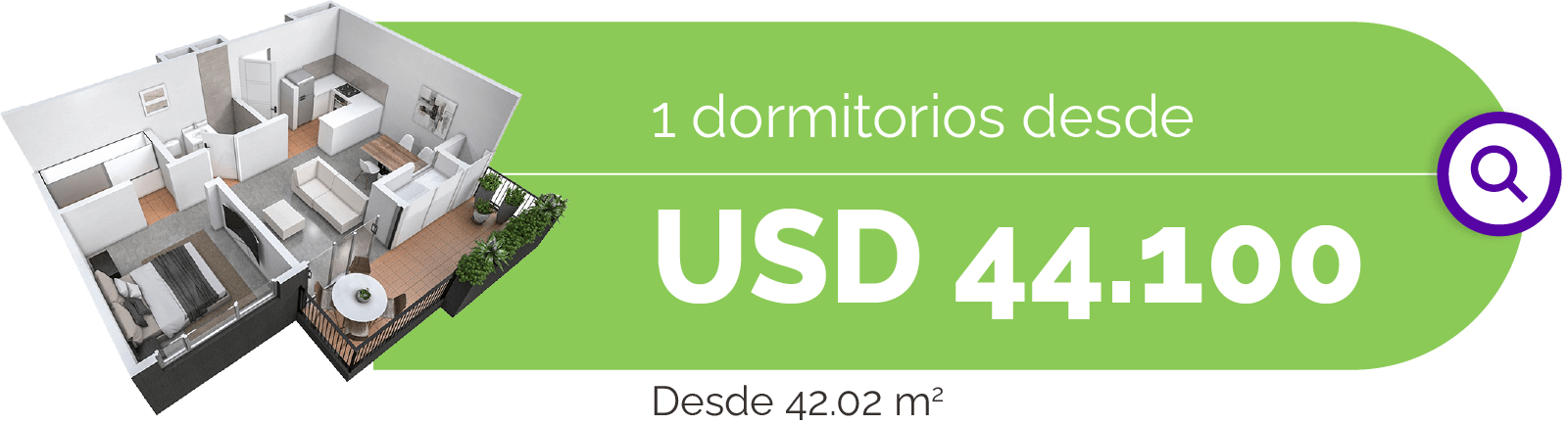 1 dormitorio