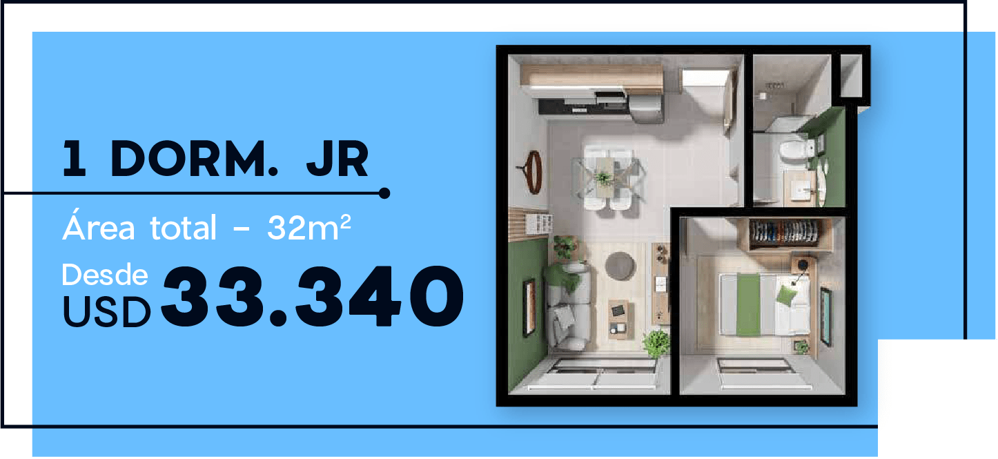 1 dormitorio jr