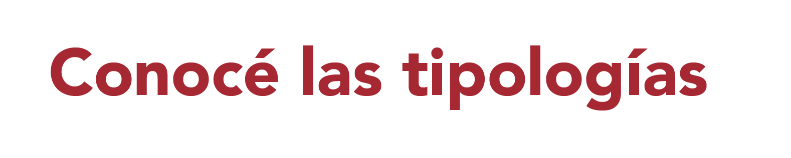 tipologias