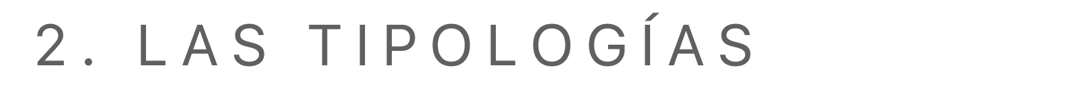 Tipologías