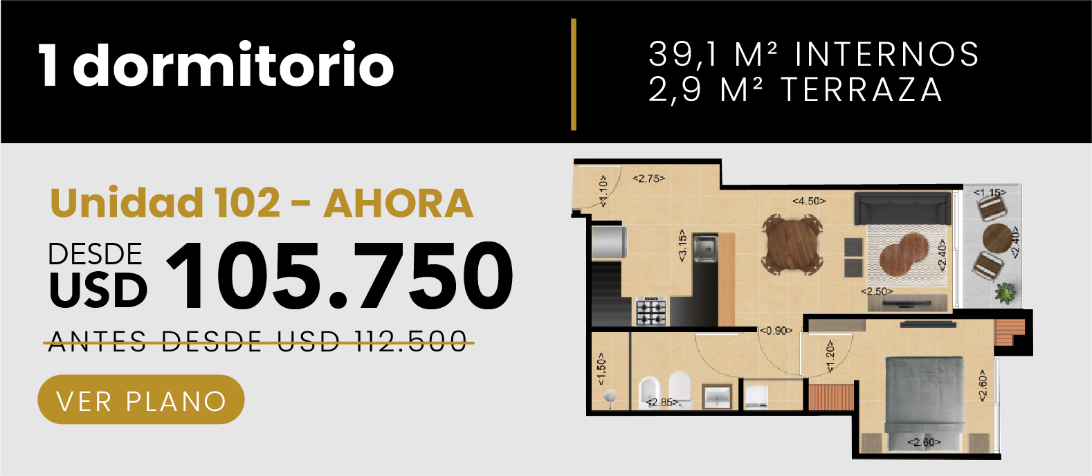 Dpto monoambiento