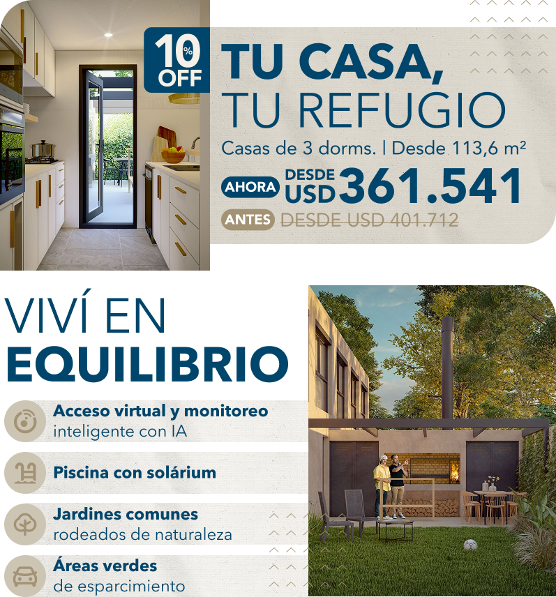 Tipologías y amenities