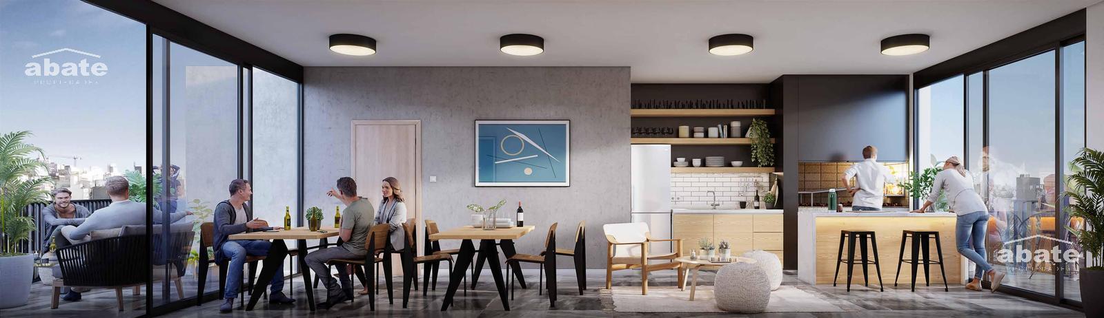 Venta apartamento 1 dormitorio en Parque Rodó con parrillero - Mehr