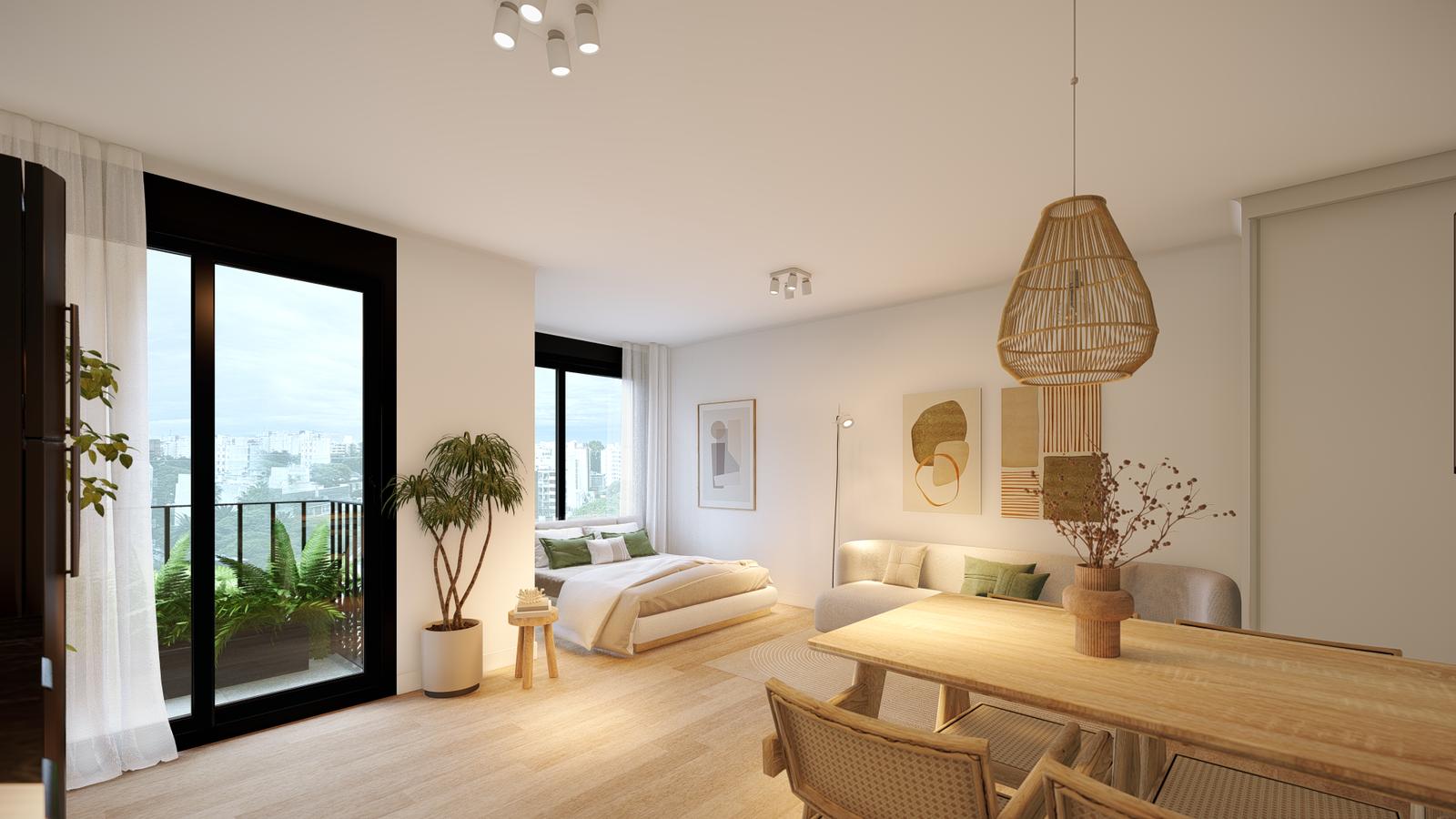 Venta de monoambiente con terraza en Buceo - Aanzicht 2