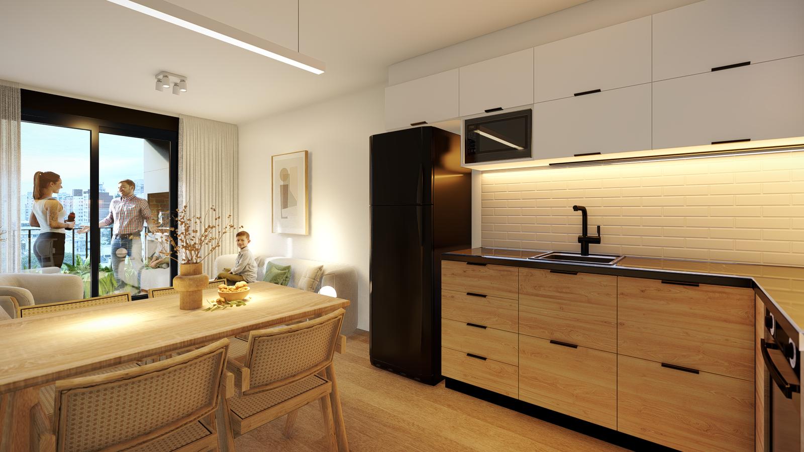 Venta de apartamento de 1 dormitorio con terraza y Parrillero exclusivo en Buceo - Aanzicht 3