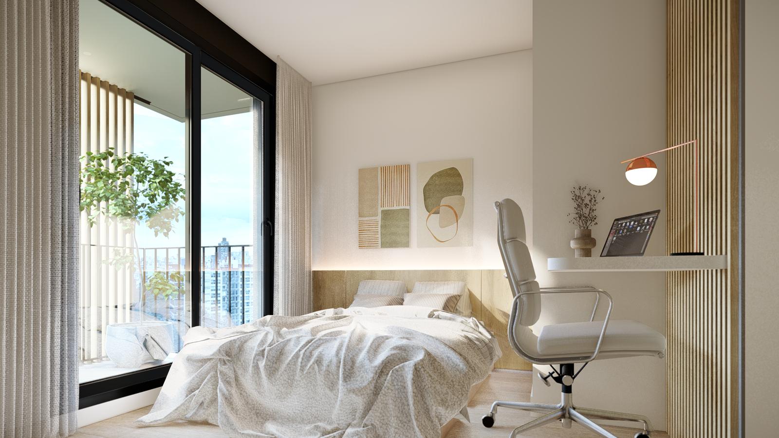 Venta de apartamento de 2 dormitorios con patio, terraza con parrillero exclusivo y excelente calida - Ansicht 4