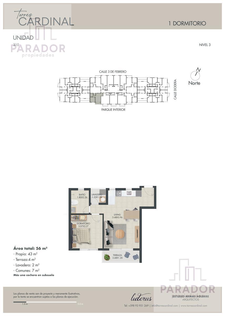 Departamento en  Torres Cardinal - Aanzicht 2