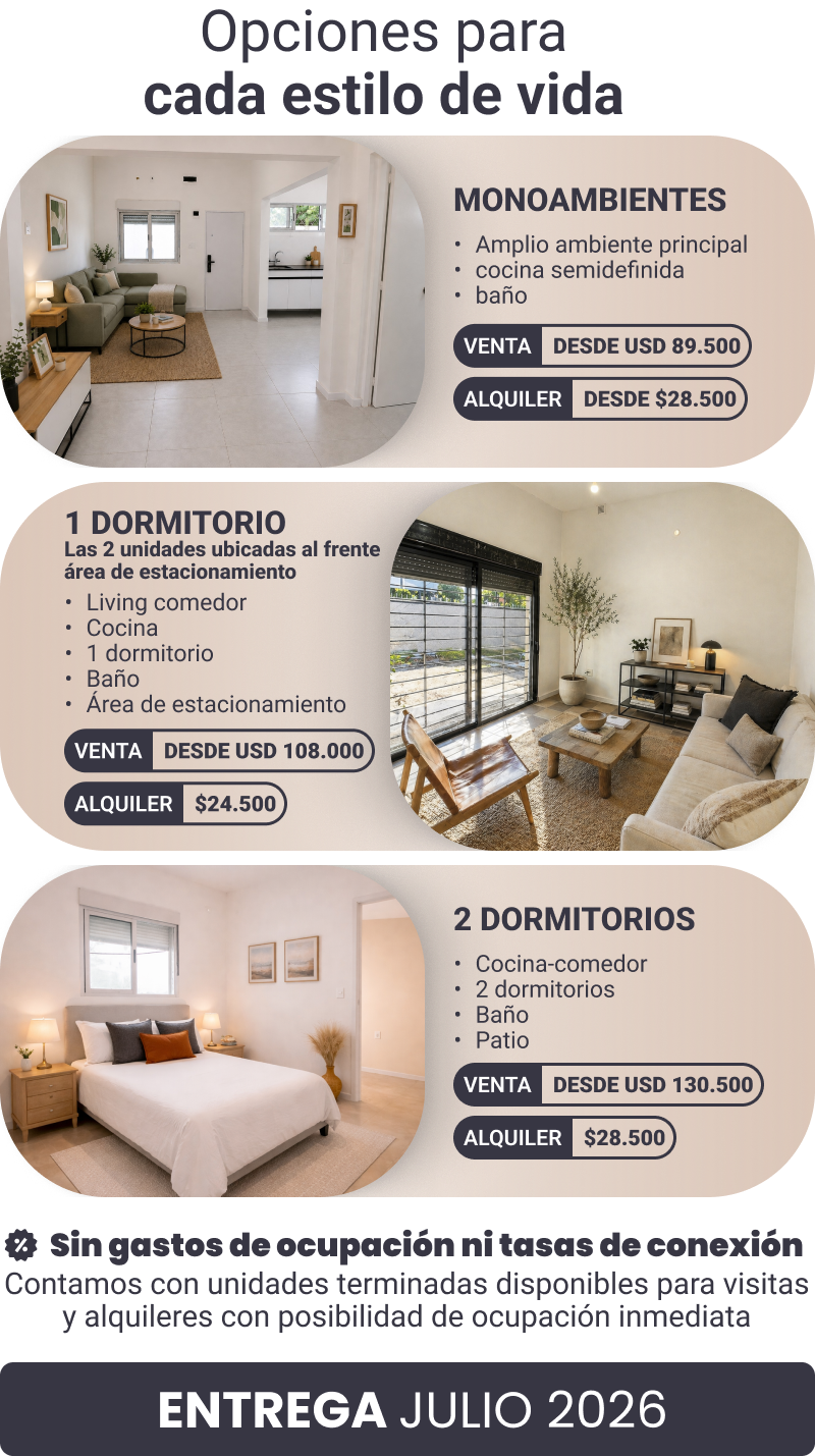 Opciones para cada estilo de vida - Lancasteriana