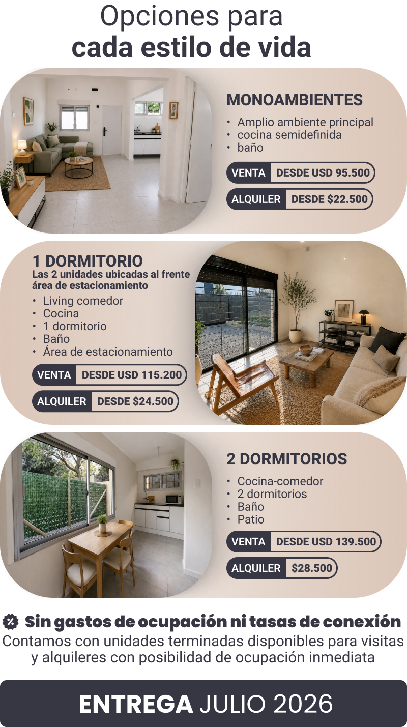 Opciones para cada estilo de vida - Lancasteriana