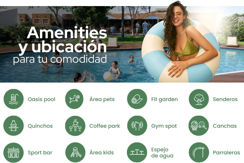 Ubicación y amenities Arbolia