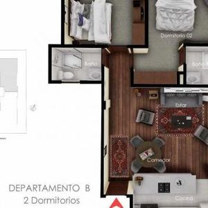 Departamentos En Venta - 2 Dormitorios - Edificio Villa Romana Avenida Costanera Entre Calles 25 Y 26 De Achumani (asilo San Ramón) 
