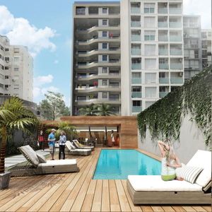 Venta Monoambiente - Pocitos Montevideo - Barbacoa Piscina Solarium
