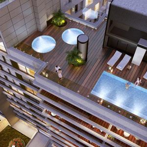 Monoambiente Con Cocina Definida, Edificio Con  Piscina, Gym, Barbacoa.