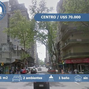 Oficina En Venta Al Frente En Centro Con Cochera
