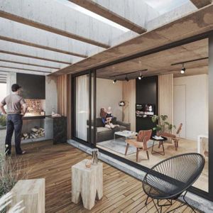 Apartamento 1 Dormitorio Con Amplia Terraza En Centro, Montevideo