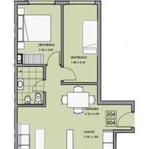 Venta Apartamento 2 Dormitorios Con Balcon  Centro Montevideo